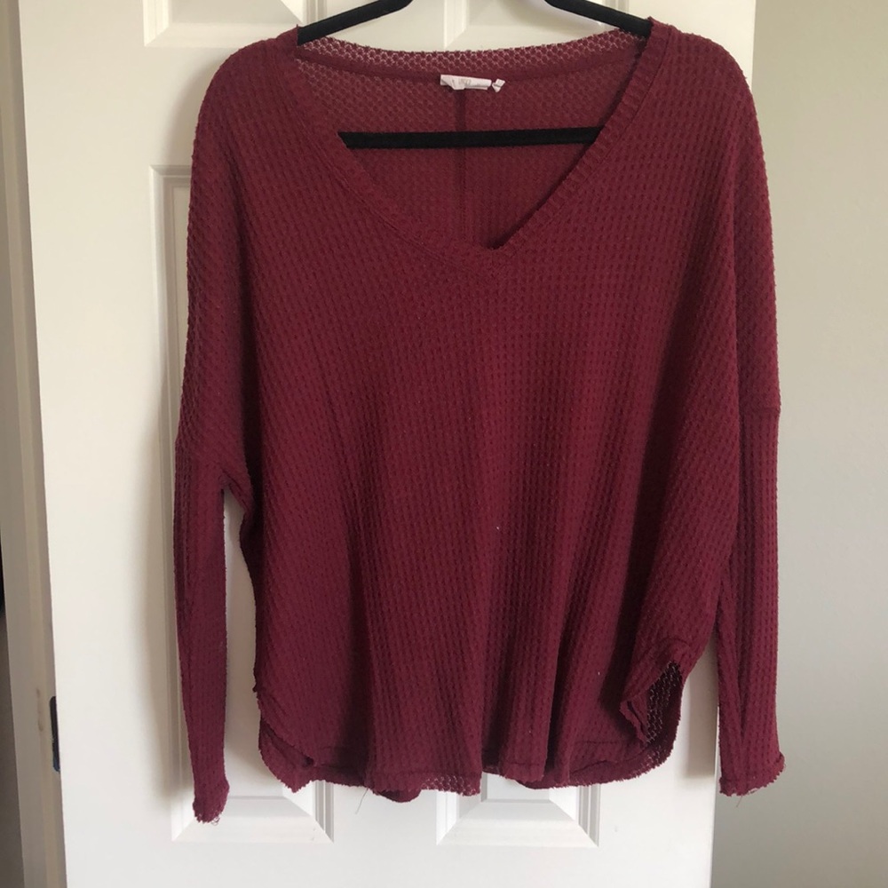 UO waffle knit